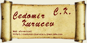 Čedomir Kuručev vizit kartica